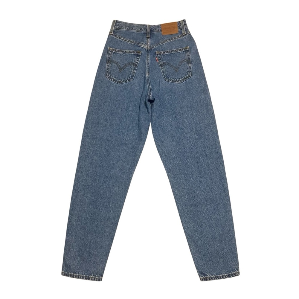 Levi's Premium High Loose Taper Blue Jeans 24 - Picture 10 of 13